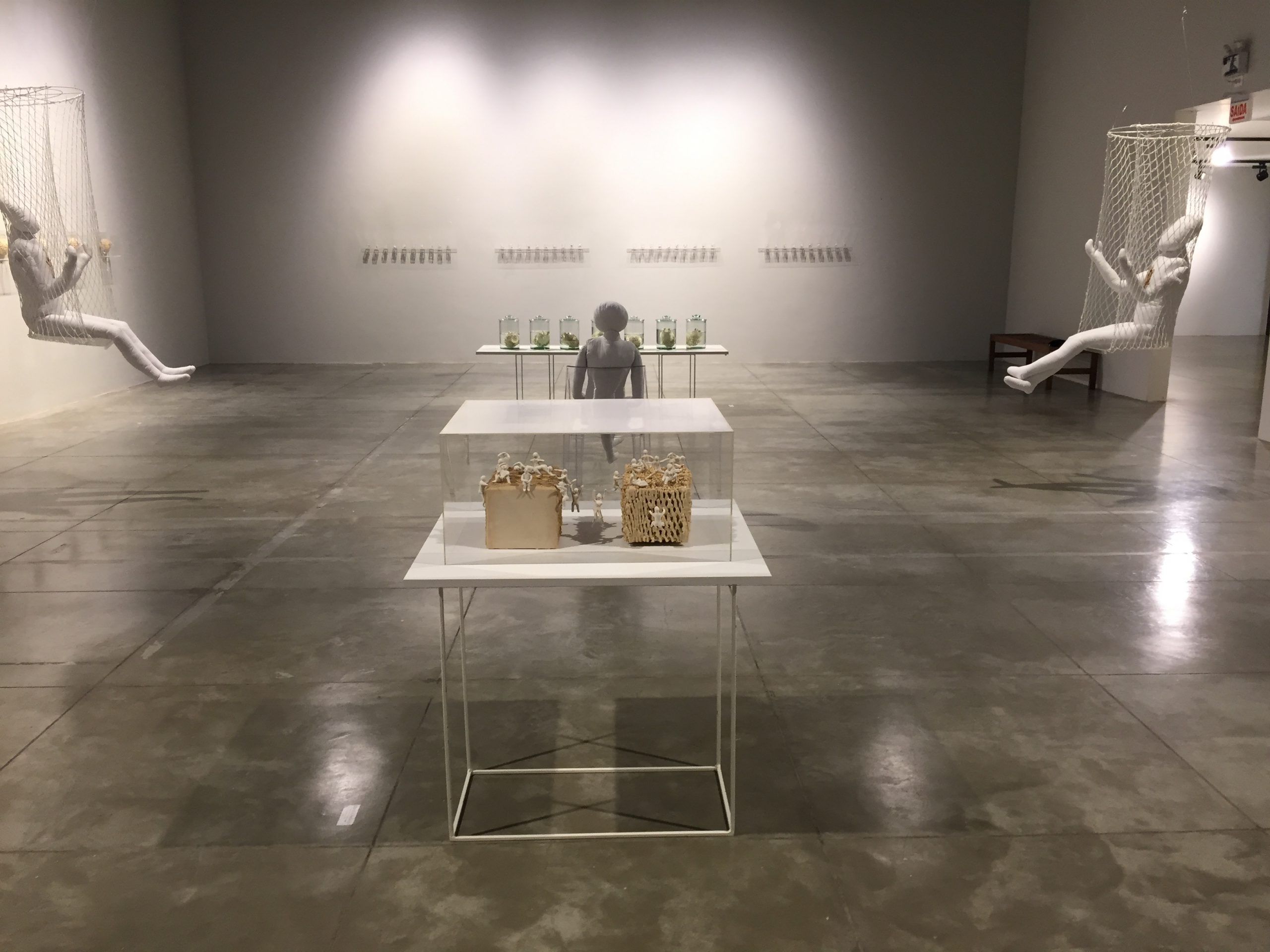 Exposição Íntimo Plural na Galeria do SESC em Itajaí. Registro fornecido pela artista. 