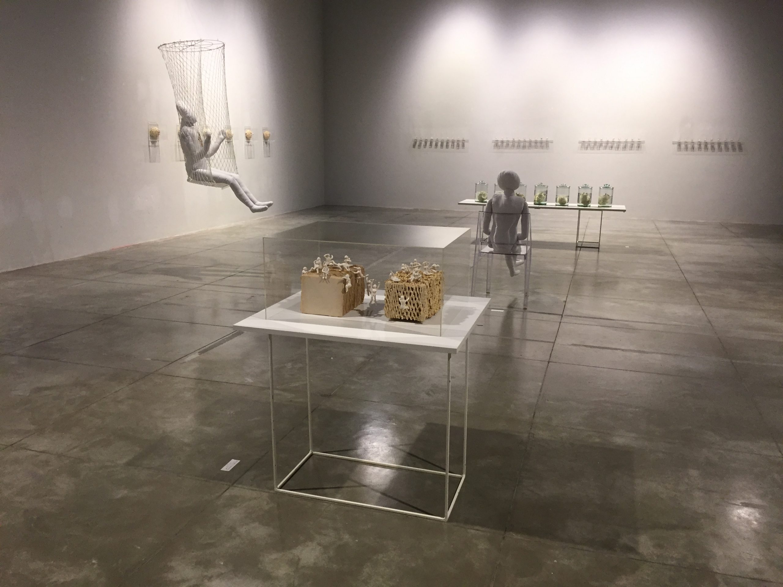 Exposição Íntimo Plural na Galeria do SESC em Itajaí. Registro fornecido pela artista. 