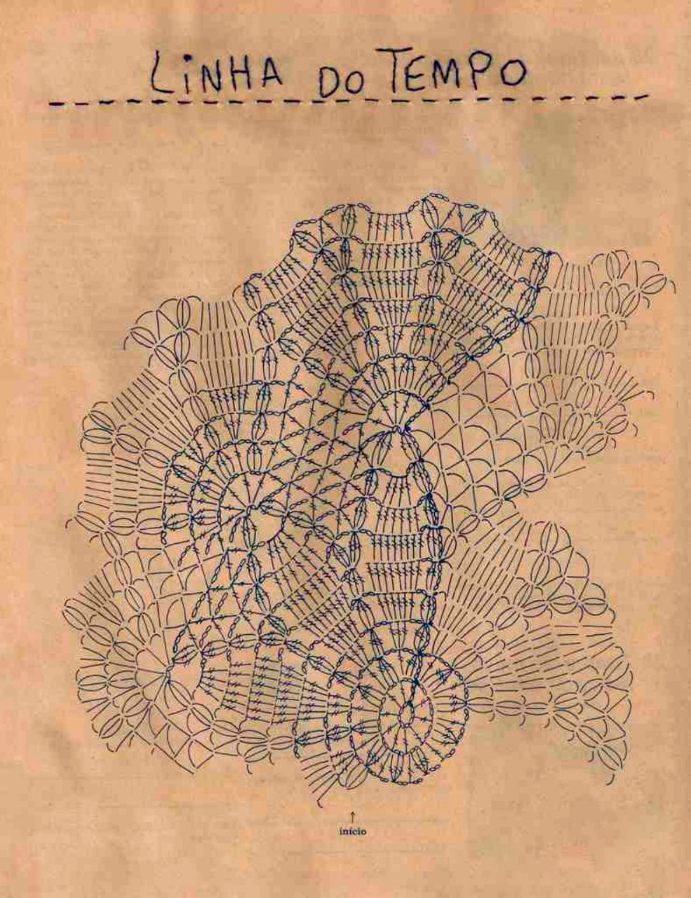 Início, 2015. Desenho bordado sobre papel, 29,7x21cm.