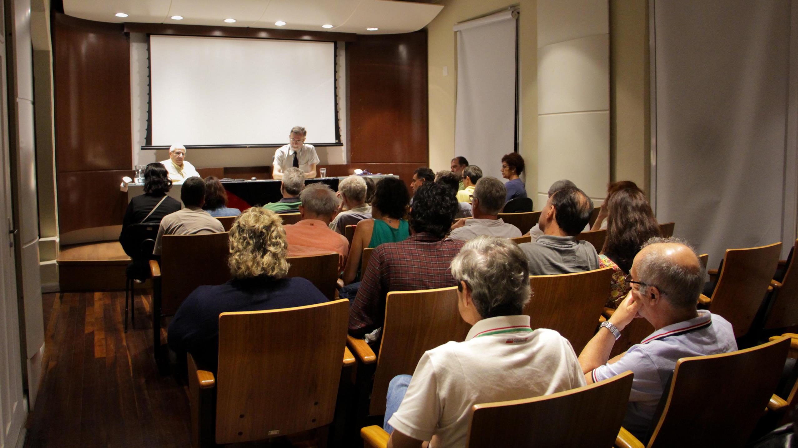 Sessão Art 7, 2º Ciclo de Cinema Palestino, maio de 2018.