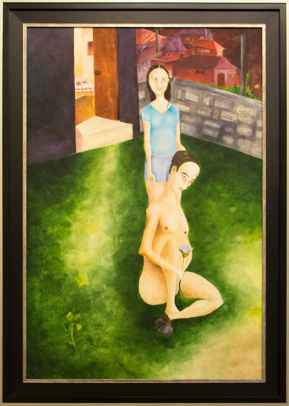 “18 58”, 2001. Óleo sobre tela, coleção particular.