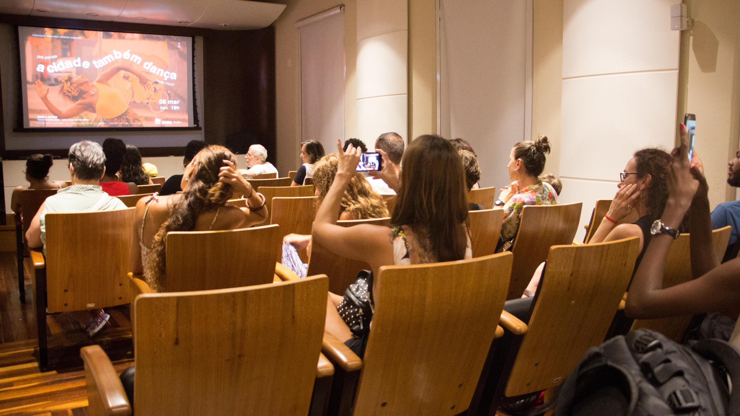 Pré-Estreia A cidade também dança, março de 2019.