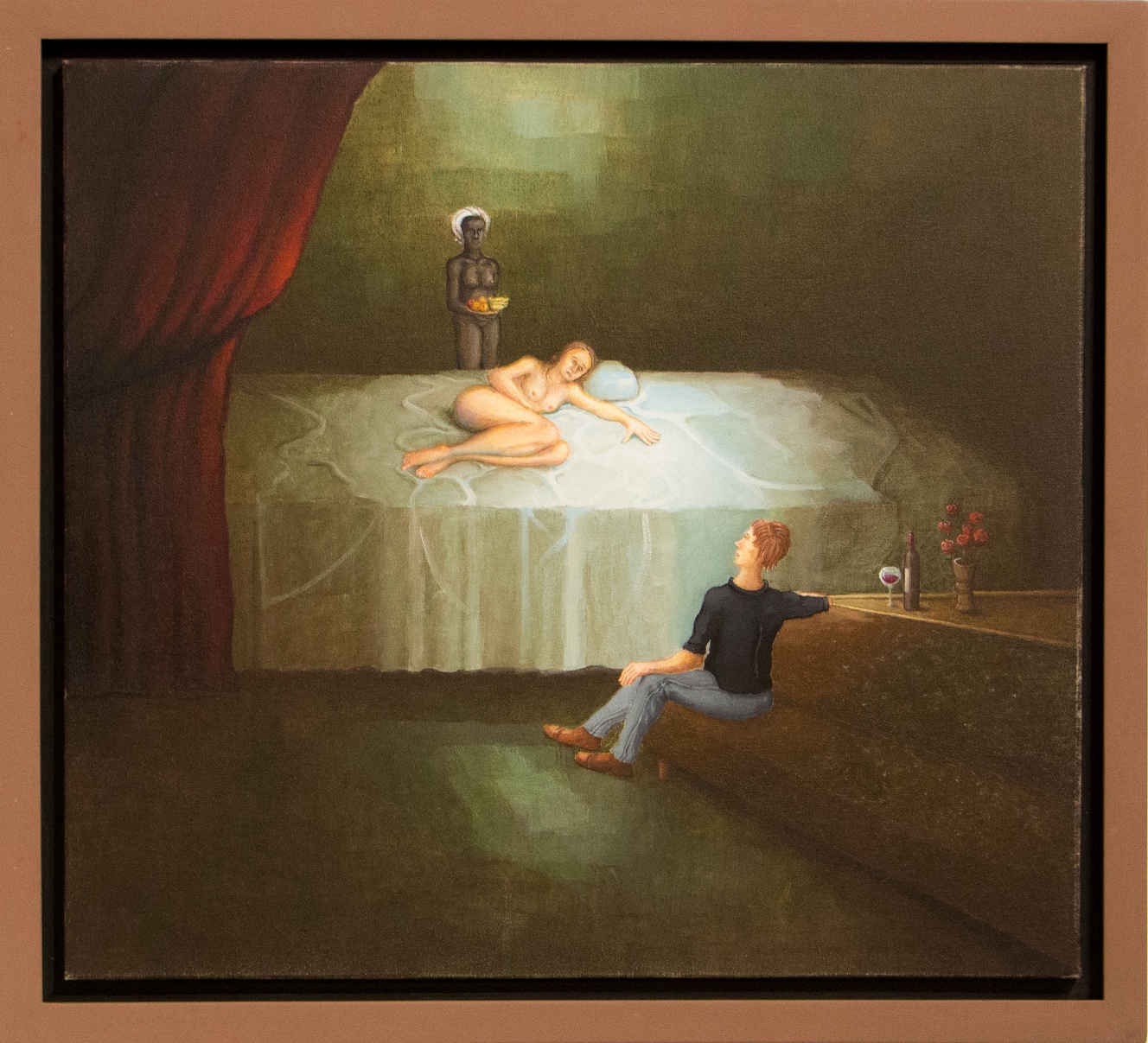 A Olympia Contemporânea, 2005. Óleo sobre tela, coleção particular.