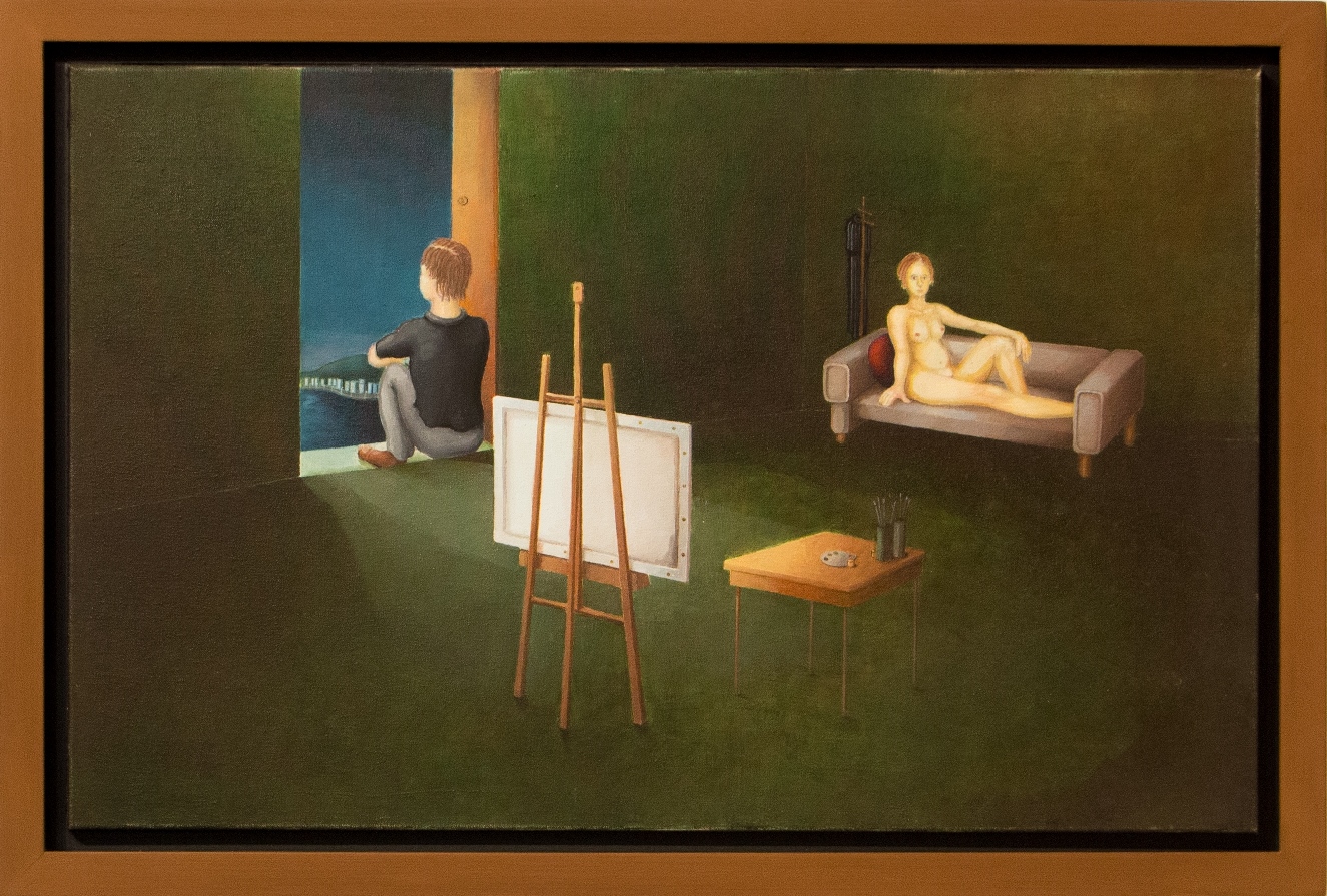 Anoitecer, 2005. Óleo sobre tela, coleção particular.