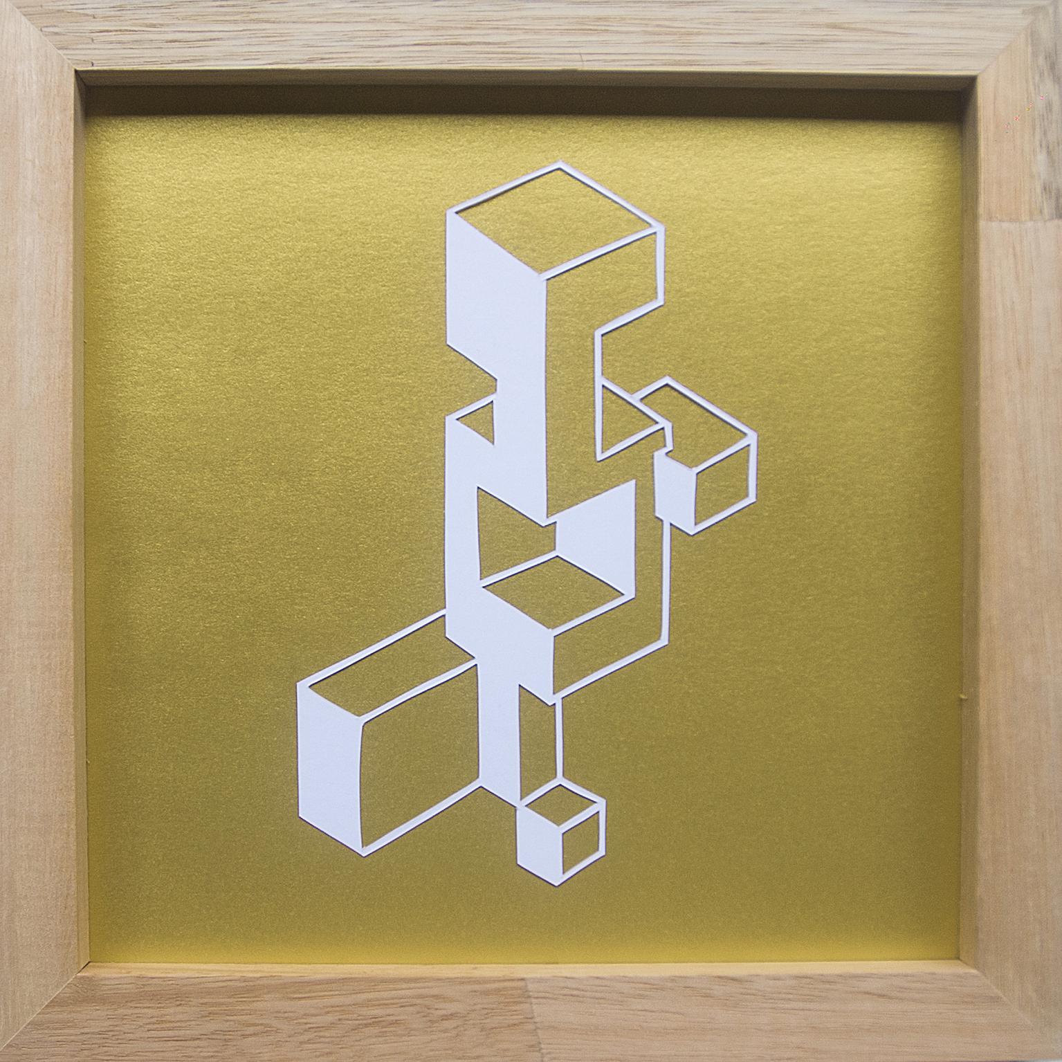 Construções Imagéticas #01, 2017. Recorte manual em papel, 19x19cm.