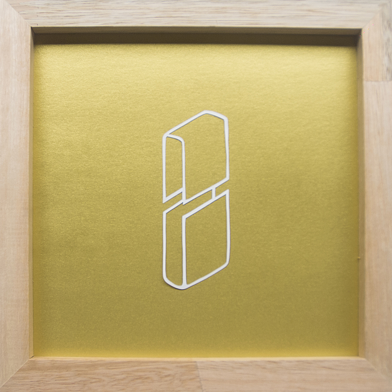 Construções Imagéticas #05, 2017. Recorte manual em papel, 19x19cm.