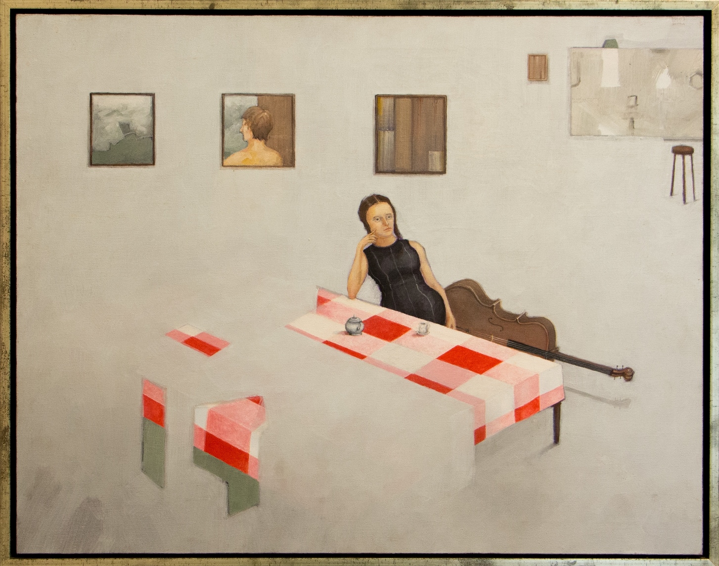 Cotidiano no. 3 (reminiscência), 2003-2006. Óleo sobre tela, coleção particular.