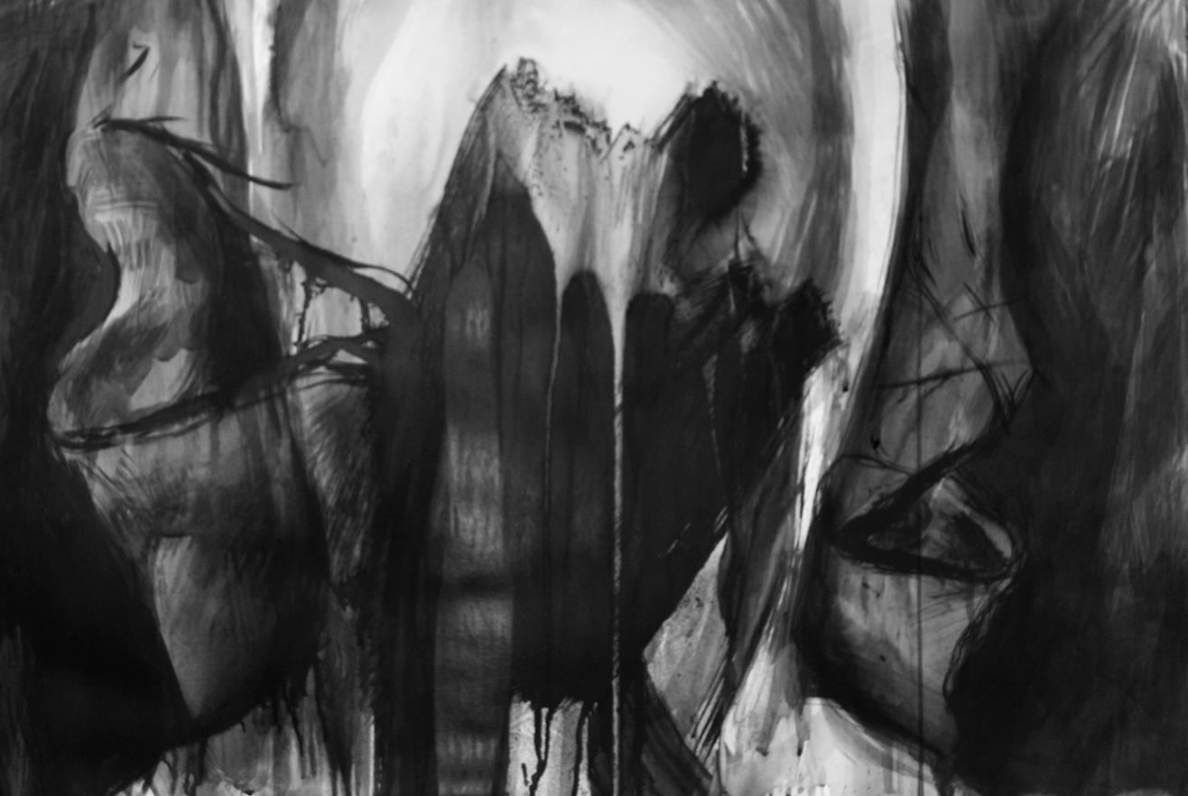 Desenho 8, 2018. Nanquim sobre papel, 96x66cm.