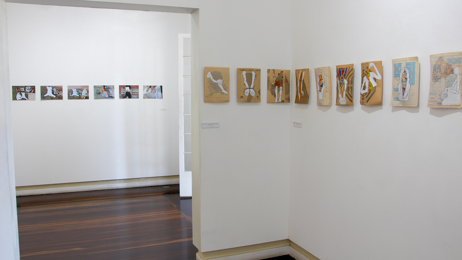 Exposição Linha do Tempo, de Itamara Ribeiro.