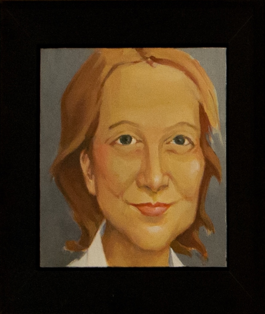 Retrato de Mulher, 2009. Óleo sobre tela, acervo Helena Becke Machado Fretta.